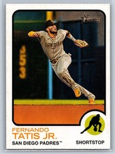 2022 Topps Heritage #88 Fernando Tatis Jr. Team Name Color Swap Variation