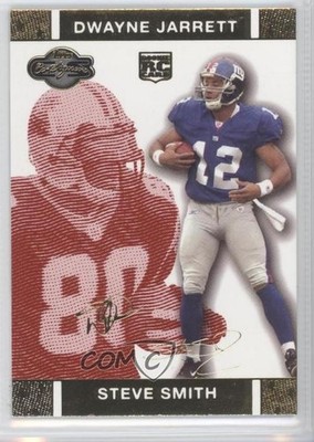 2007 Co-Signers Red Changing Faces Gold Steve Smith Dwayne Jarrett Rookie RC 0j5