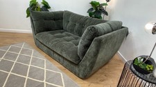 Sofology The Cocoon Fabric 2 Seater in Relaxed Chenille Pine