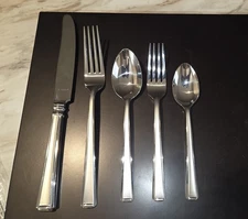 Nos Lenox Imperial Frosted Flatware 5 Place Setting,  10 settings New Never Used
