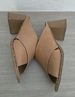 Vintage Havana Women's Criss Cross Mule Sandals Tan Studded Block Heel Size 8.5 — photo 4