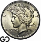 1935 Peace Dollar, Stunning Superb Gem BU++ Final Year Issue, Tough This Nice!