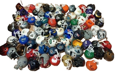 Mixed Lot Riddell Micro Mini & Gumball Machine Helmets 81 NFL Pocket Helmet Lot