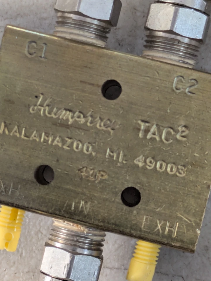 HUMPHREY TAC VALVE 41P con interruptor selector ¿Usado? Foto 4 de 4