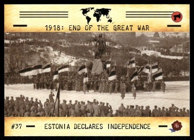 1918 End of the Great War Estonia Independence 2023 Historic Autograph #37