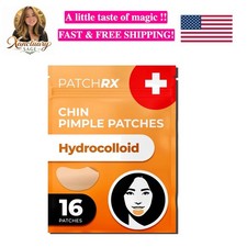 Acne Control Hydrocolloid Patches 12 Pack for Chin, Cheek, and Forehead
