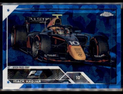 2023 Topps Chrome F2 SAPPHIRE Isack Hadjar Hitech Grand Prix #129