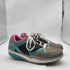 MBT Leasha Trail toning rocker shoes sz 9-9.5 sneakers Vegan