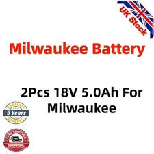 2X 18V 5.0Ah For Milwaukee M18 Lithium-ion Extended Capacity Battery 48-11-1850