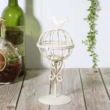 Unique Bird Cage Iron Candle Holder Decor Home Decoration For Coffee Table