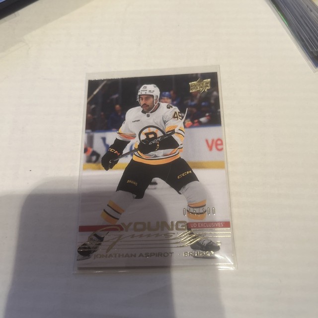 Jonathan Aspirot 2025-26 UD Extended Young Guns Exclusives Boston #723 SP/100
