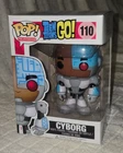 Funko POP Teen Titans Go CYBORG 110 Original Vinyl Figure Vaulted Retired DC