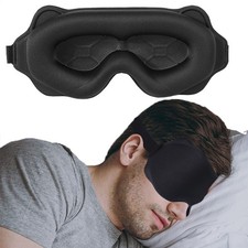 3D Sleeping Mask Block Out Light Eye Mask Soft Travel Sleep Aid Breathable