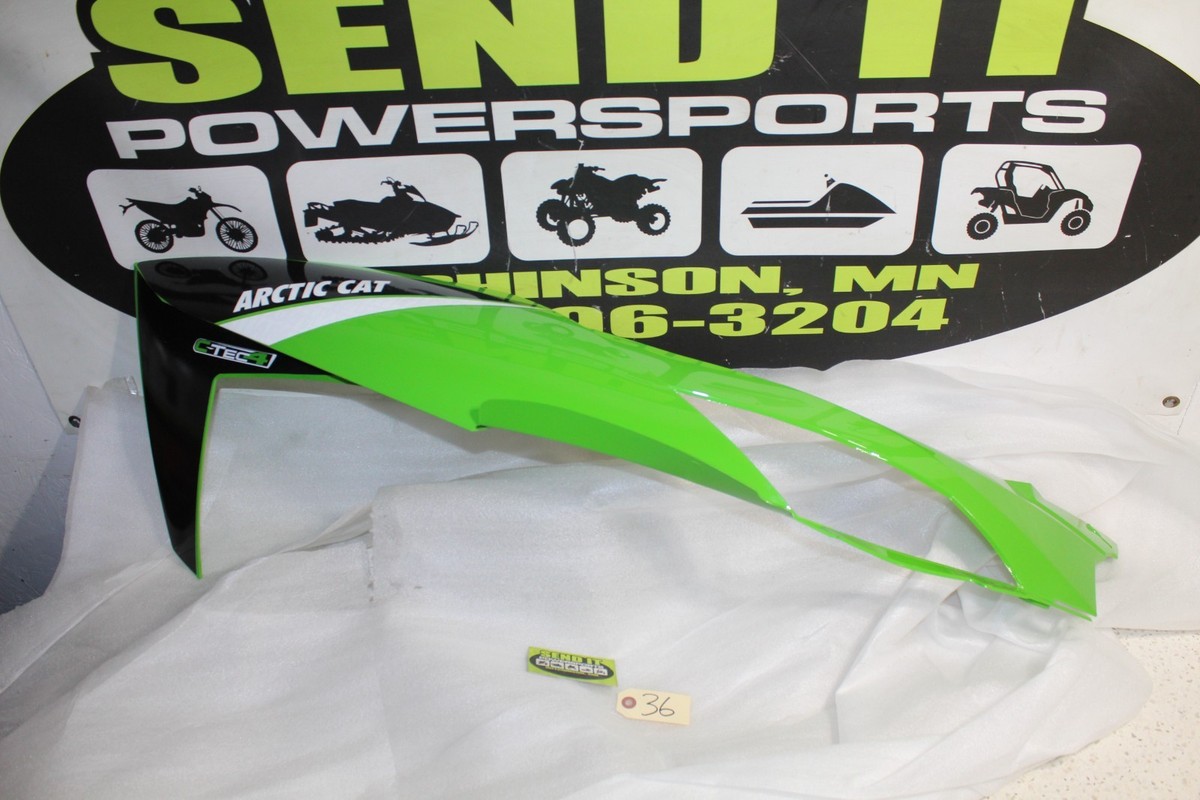 hikari O/S Arctic Cat NOS ZR9000 LH Hood - GREEN 3718-927 / 4718-693 | eBay