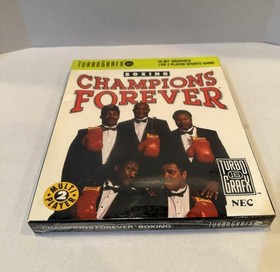 Champions Forever Boxing New in Box/Sealed! Turbografx 16 NEC Hudson Soft DUO