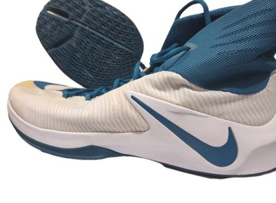 Mens Turquoise & White Nike Shoes Zoom Clear Out/Hyperquickness Size 18