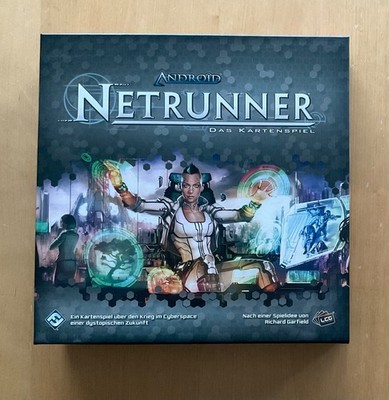 ANDROID NETRUNNER Revised Core Set Deutsch Grundspiel Basisspiel  - ungespielt