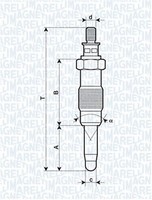 Magneti Marelli 062583003304 GlüHkerze FüR Daewoo MERCEDES-BENZ Puch Ssangyong