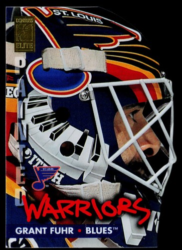 Grant Fuhr #9 1995 Donruss Elite Painted Warriors card