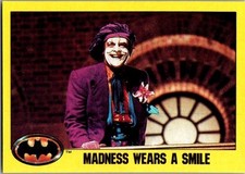 1989 Topps Batman Series 2 - Madness Wears a Smile
