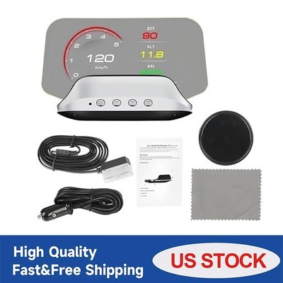 Car OBD2 Head Up Display Navigation HUD Mirror GPS HUD Projection Speedometer