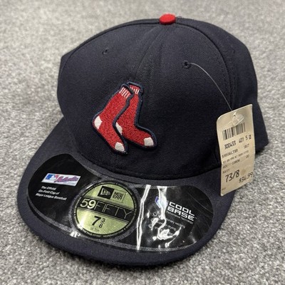 Vintage Boston Red Sox Hat Baseball Cap Fitted 7 3/8 New Era New