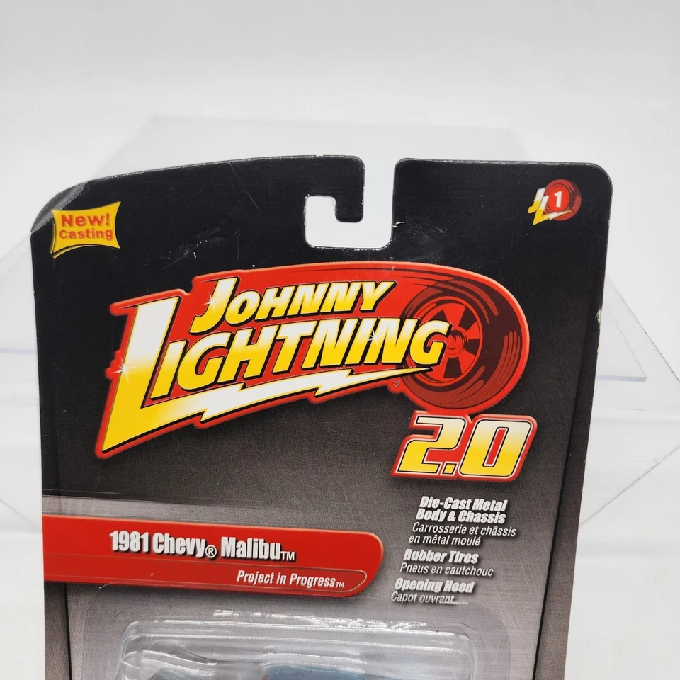 UH Johnny Lightning 1981 Chevy Malibu Project In Progress Real Riders RARE HTF - Image 2 of 4
