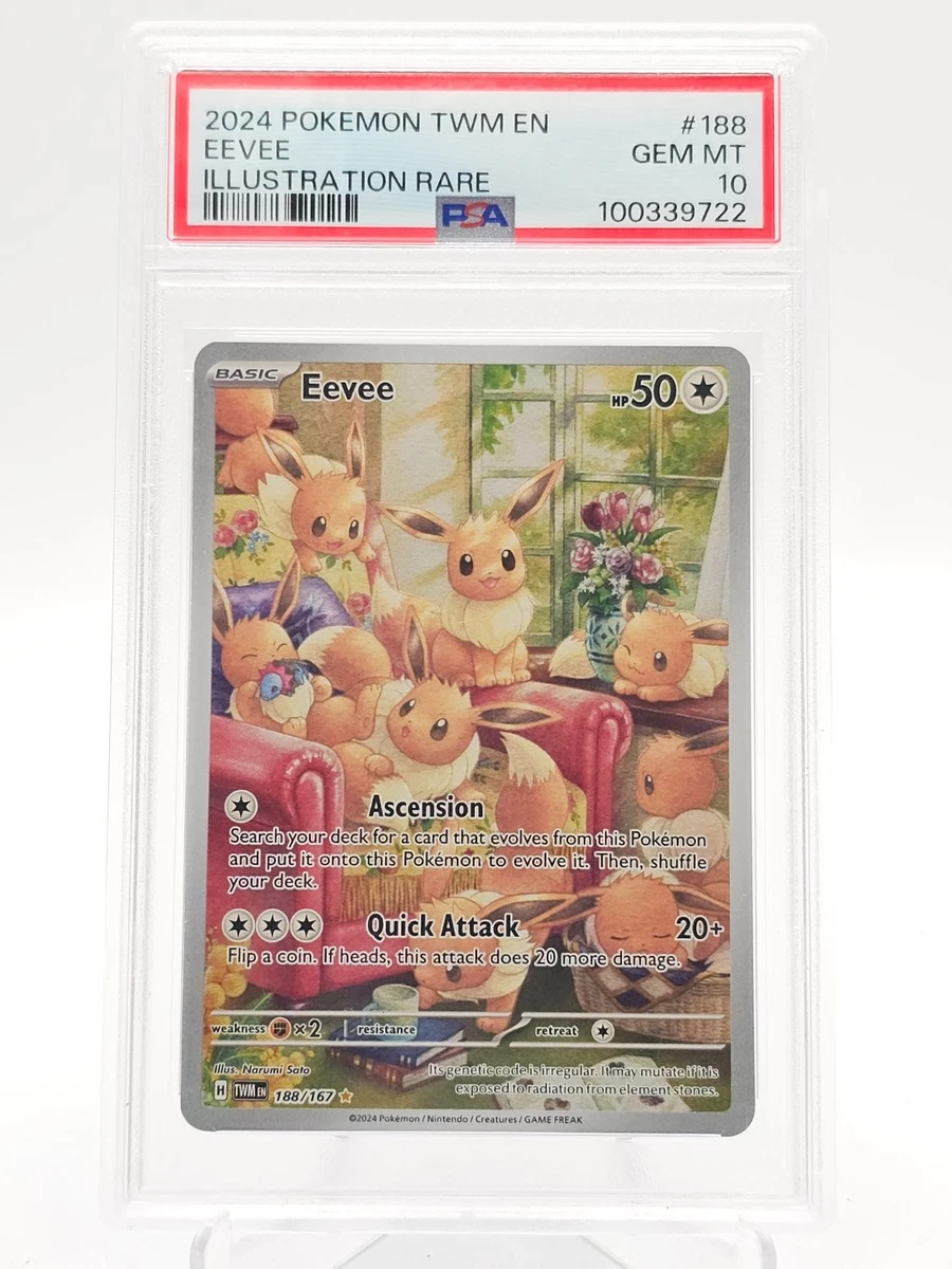 25+ Eevee Pokémon TCG Professional Sports Authenticator (PSA