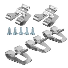 5Pcs Durable Stainless Steel Belt Hook Clip With Screw For Handle Drill Holder B
