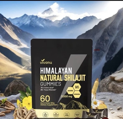 #ad VivoNu Natural Himalayan Shilajit Gummies. Pure SHILAJIT 60 Gummies $33.99