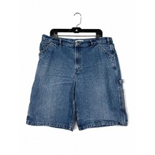 Canyon River Blues Baggy Denim Shorts Jorts Size 38 Wide Leg Slouchy Casual Edgy