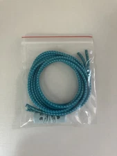 NEW Asics Lock Laces - Teal - Asics Gel-Noosa Tri - 34.5”