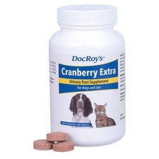 Doc Roy's Cranberry Extra for Dogs Cats - 60ct