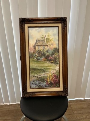  Marty Bell (Surrey Garden House) painting , Signed  1985, Limited Edition #401