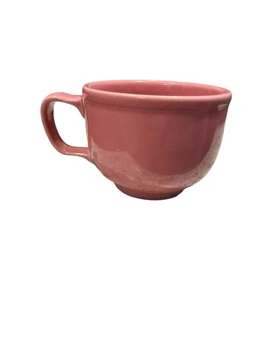 Homer Laughlin Jumbo Mug Rose Pink Fiesta Fiestaware 18 oz Coffee Soup RETIRED