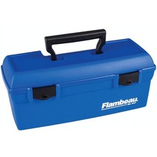 Fishing Tackle Box with Removable Tray 13 Inch Outdoor Waterproof Plastic