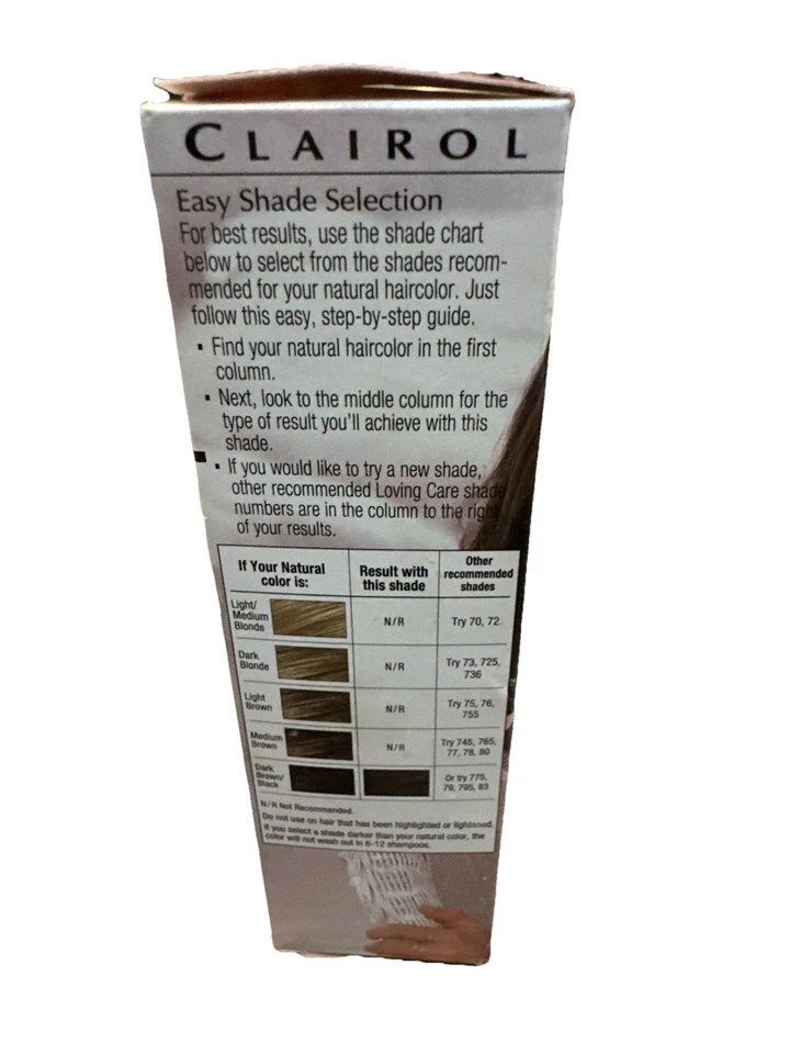 Clairol Loving Care Color Crème  82 Dark Warm Brown New Rare Lasts 6-12 Shampoos - Image 4 of 4