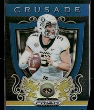2019 Panini Prizm Draft Picks #4 Will Grier Crusade Prizms Blue
