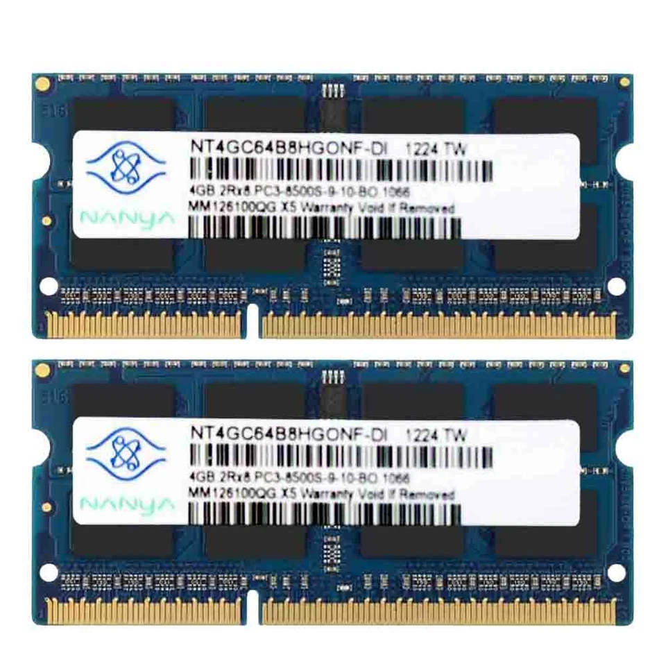 8GB 2x 4GB DDR3 PC3-8500 Memory Ram for APPLE MacBook Mid 2010 MC516LL/A A1342 - Image 3 of 4