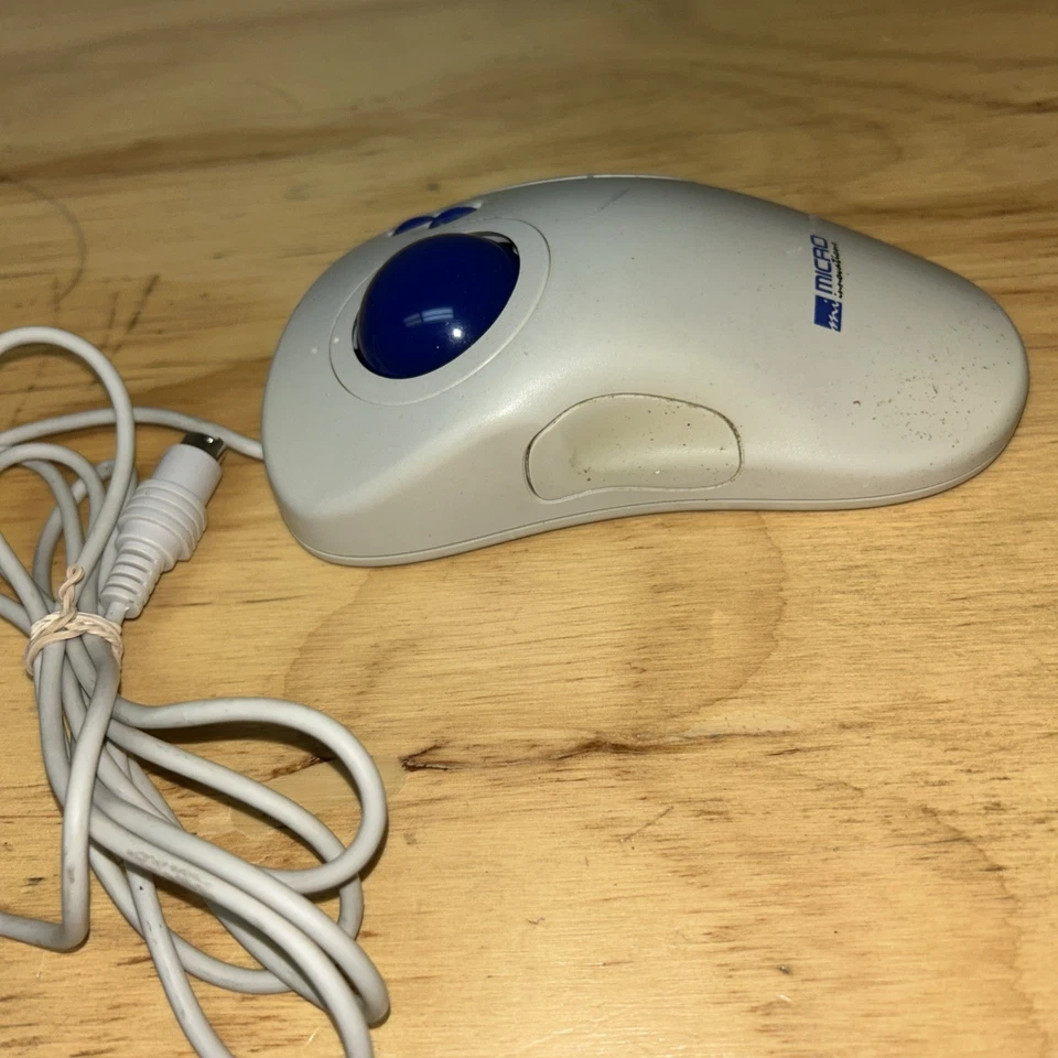 ⭐ Micro Innovations PS/2 PD100i Trackball Mouse Tested Works ⭐ - Image 3 of 4