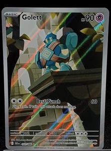 2025 POKEMON GOLETT  ILLUSTRATION RARE 122/86 BLACK BOLT PROMO 