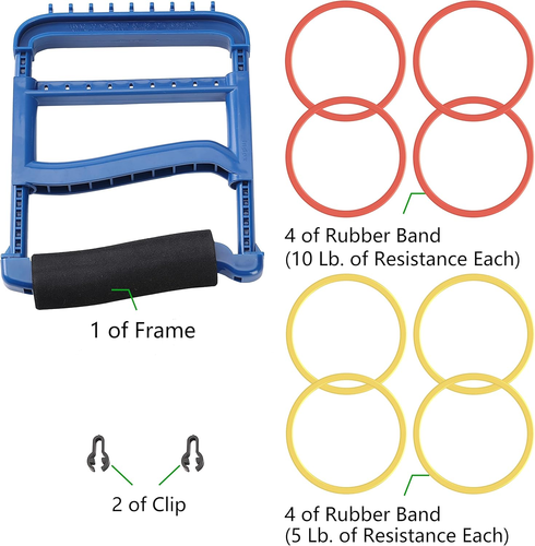 Hand Exerciser,Strength Training Grip Strengthener for Physcial Therapy,Blue - Picture 5 of 12