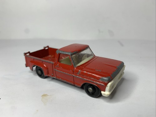 Matchbox Lesney 1973 - Ford Pickup, Miniature Métal Jaune, Occasion, Collection Vintage