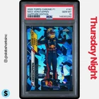 2020 TOPPS CHROME SAPPHIRE FORMULA 1 #141 MAX VERSTAPPEN PSA 10