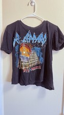 Rare Vintage 80s Def Leppard Pyromania Album T-Shirt Size XS / Small