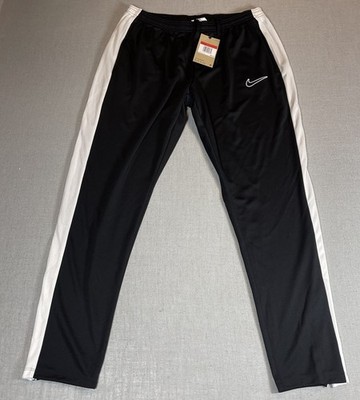 NWT-Women s Nike Dri-Fit Academy Soccer Jogger Black/WH-Pants DX0508-010 Large