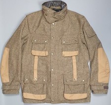 Barbour x Tokito Beacon Skyfall 007 Tweed Herringbone Country Coat Jacket XL