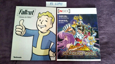 Artbook Fallout L'Histoire De Fallout + Inside Saint Seiya Soldiers' Soul - Neuf