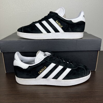 Adidas Gazelle Black Suede White Shoes Sneakers BB5476 Men's Size