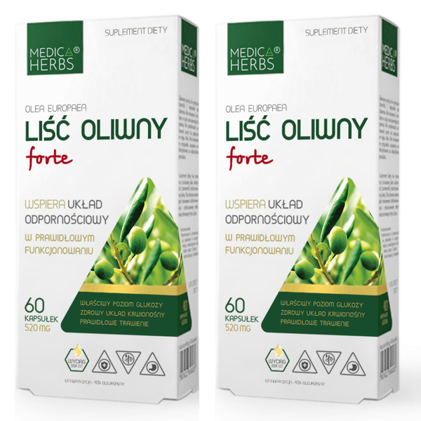 Olivenblattextrakt 520Mg - 120 Kapseln - Olivenblatt Extrakt - Medica Herbs-image